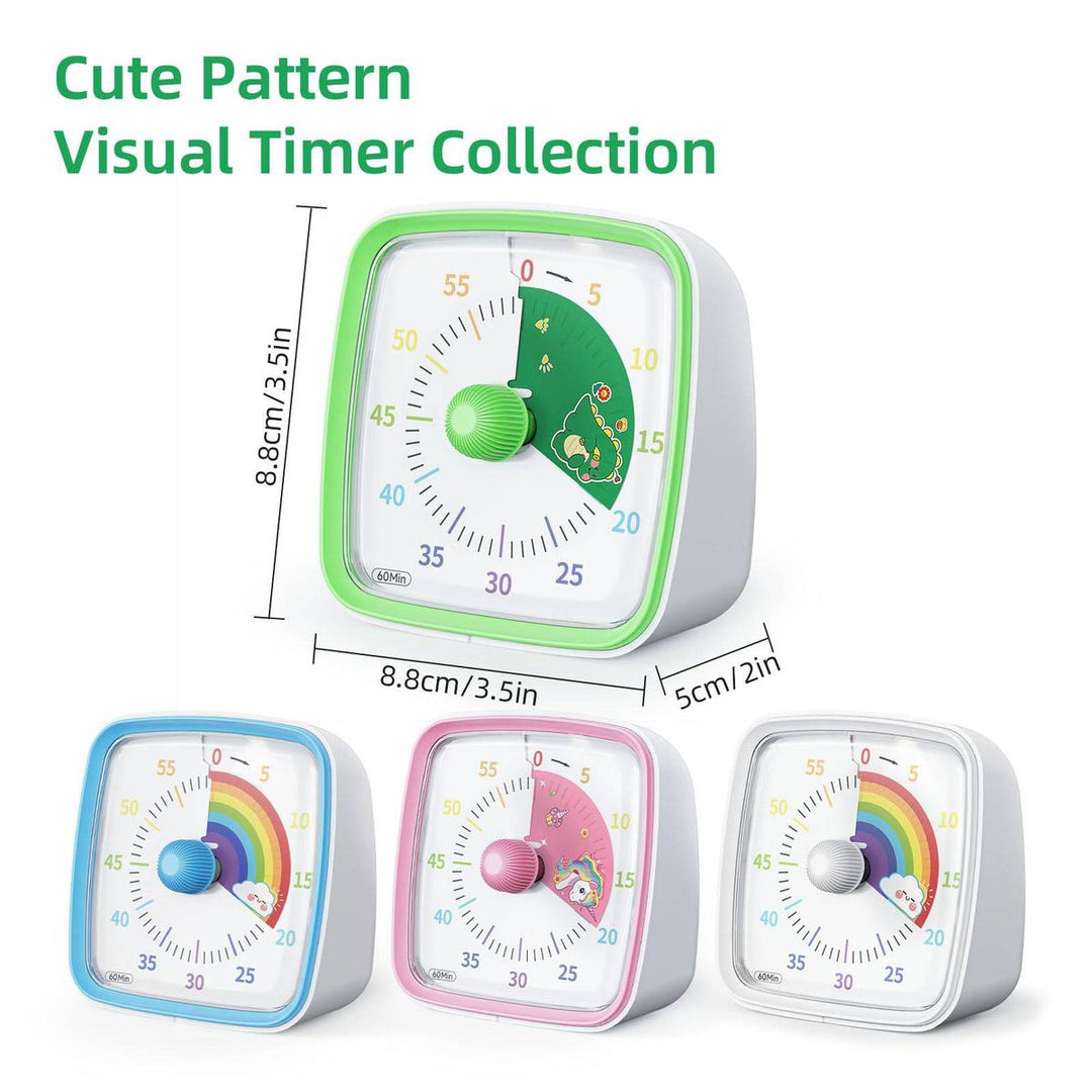 Yunbaoit Silent Visual Timer & Night Light - DOKUTRONIX