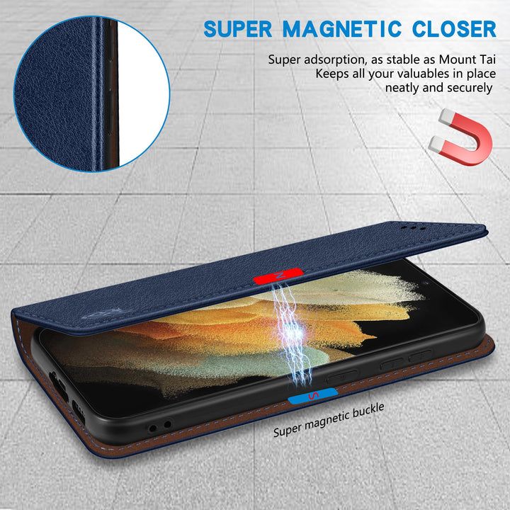 SecureFlip Wallet Case for Galaxy S21 - RFID Shield - DOKUTRONIX