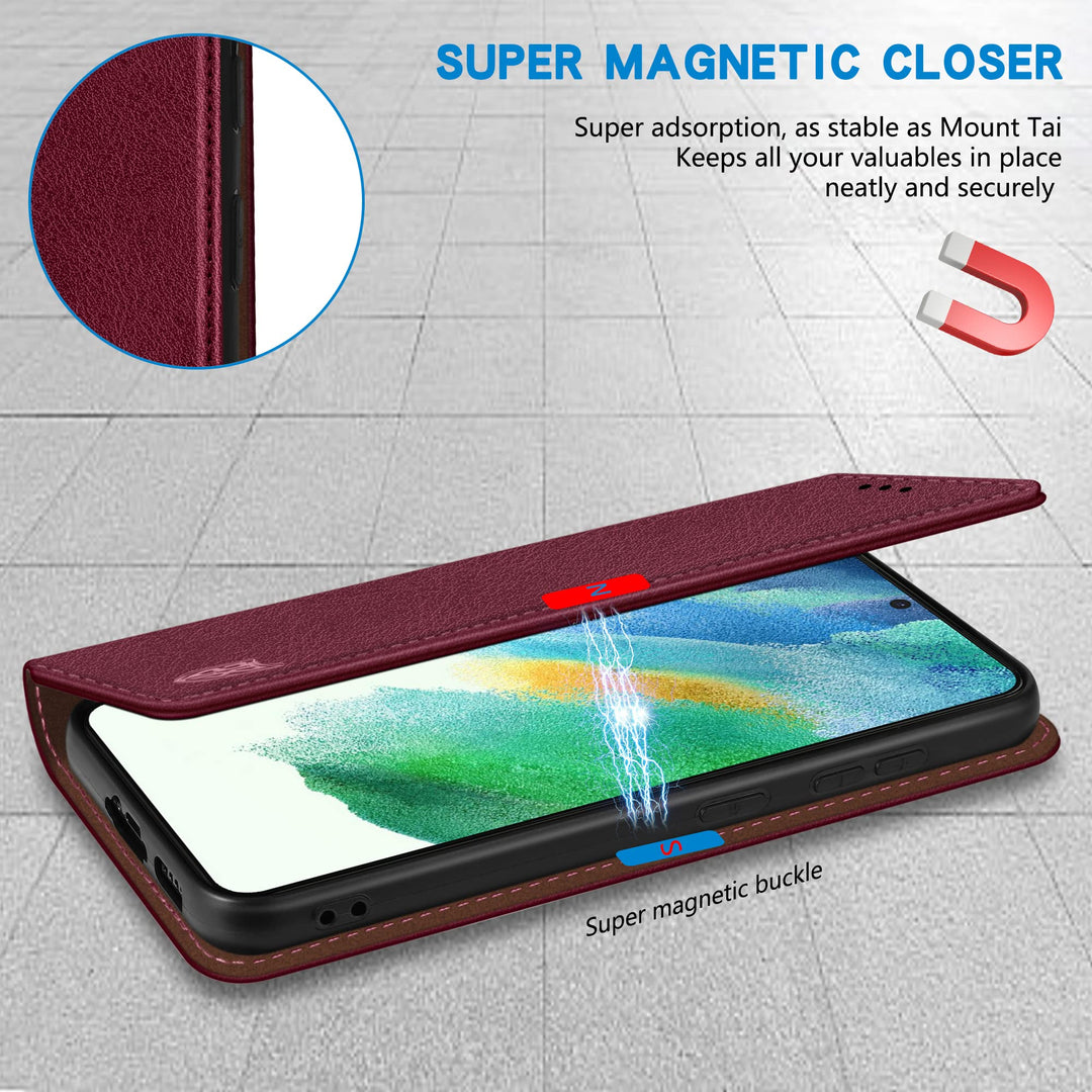 SecureFlip Wallet Case for Galaxy S21 - RFID Shield - DOKUTRONIX