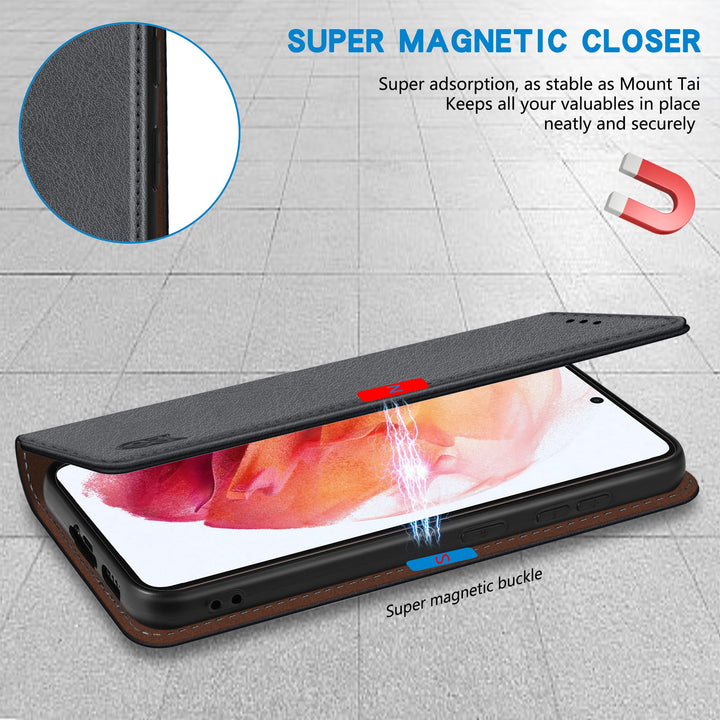 SecureFlip Wallet Case for Galaxy S21 - RFID Shield - DOKUTRONIX