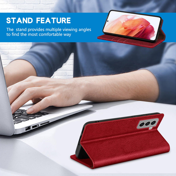 SecureFlip Wallet Case for Galaxy S21 - RFID Shield - DOKUTRONIX