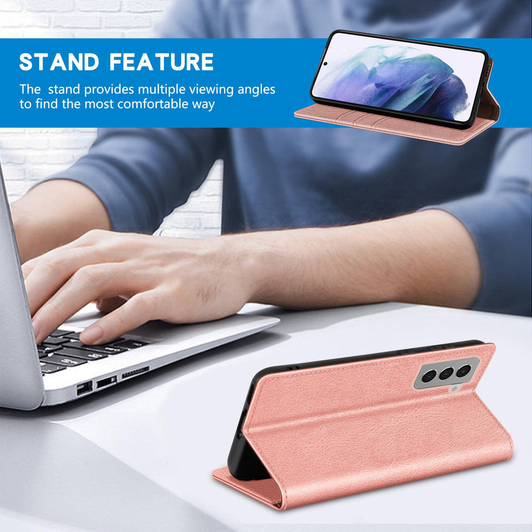 SecureFlip Wallet Case for Galaxy S21 - RFID Shield - DOKUTRONIX