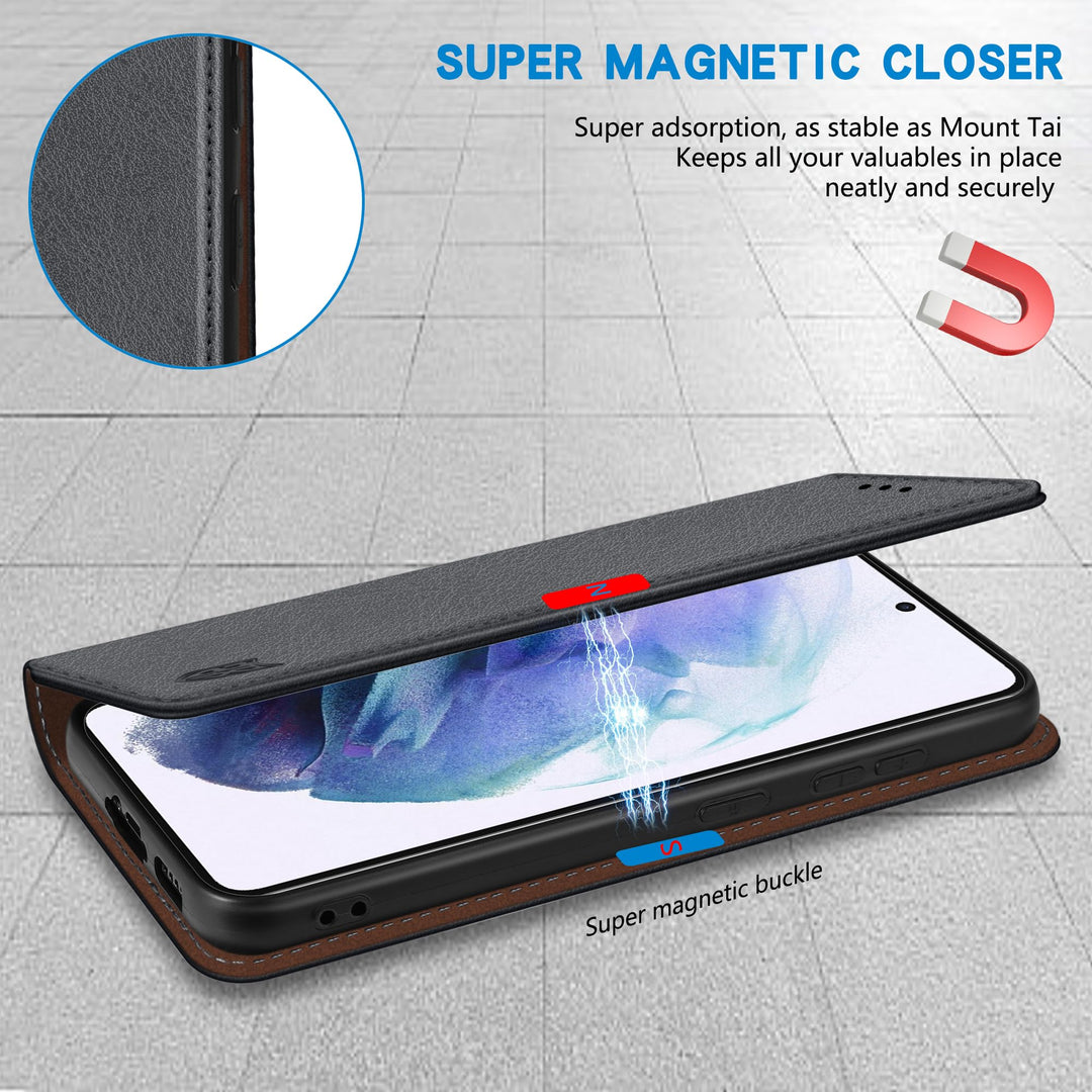 SecureFlip Wallet Case for Galaxy S21 - RFID Shield - DOKUTRONIX