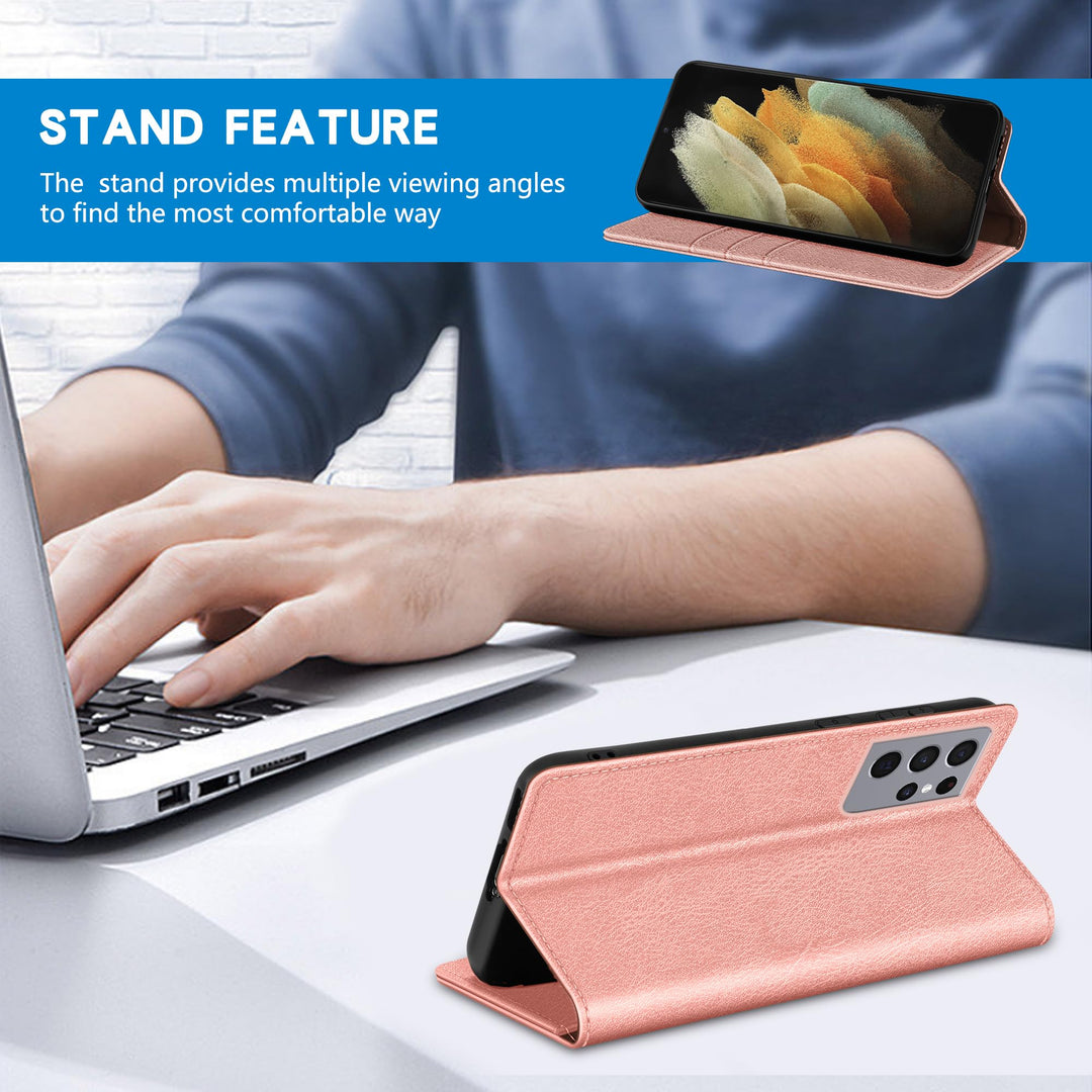 SecureFlip Wallet Case for Galaxy S21 - RFID Shield - DOKUTRONIX