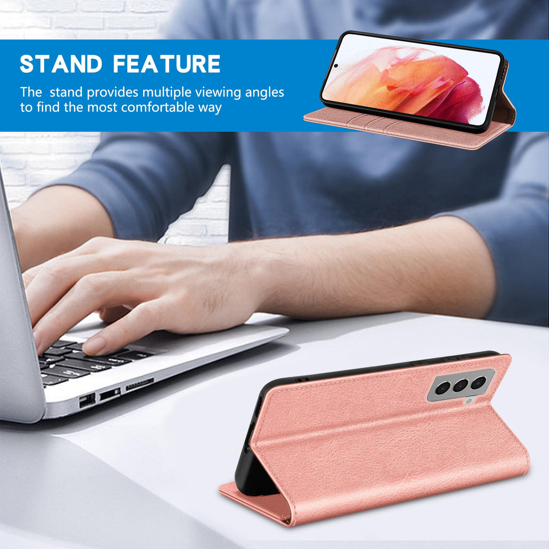 SecureFlip Wallet Case for Galaxy S21 - RFID Shield - DOKUTRONIX