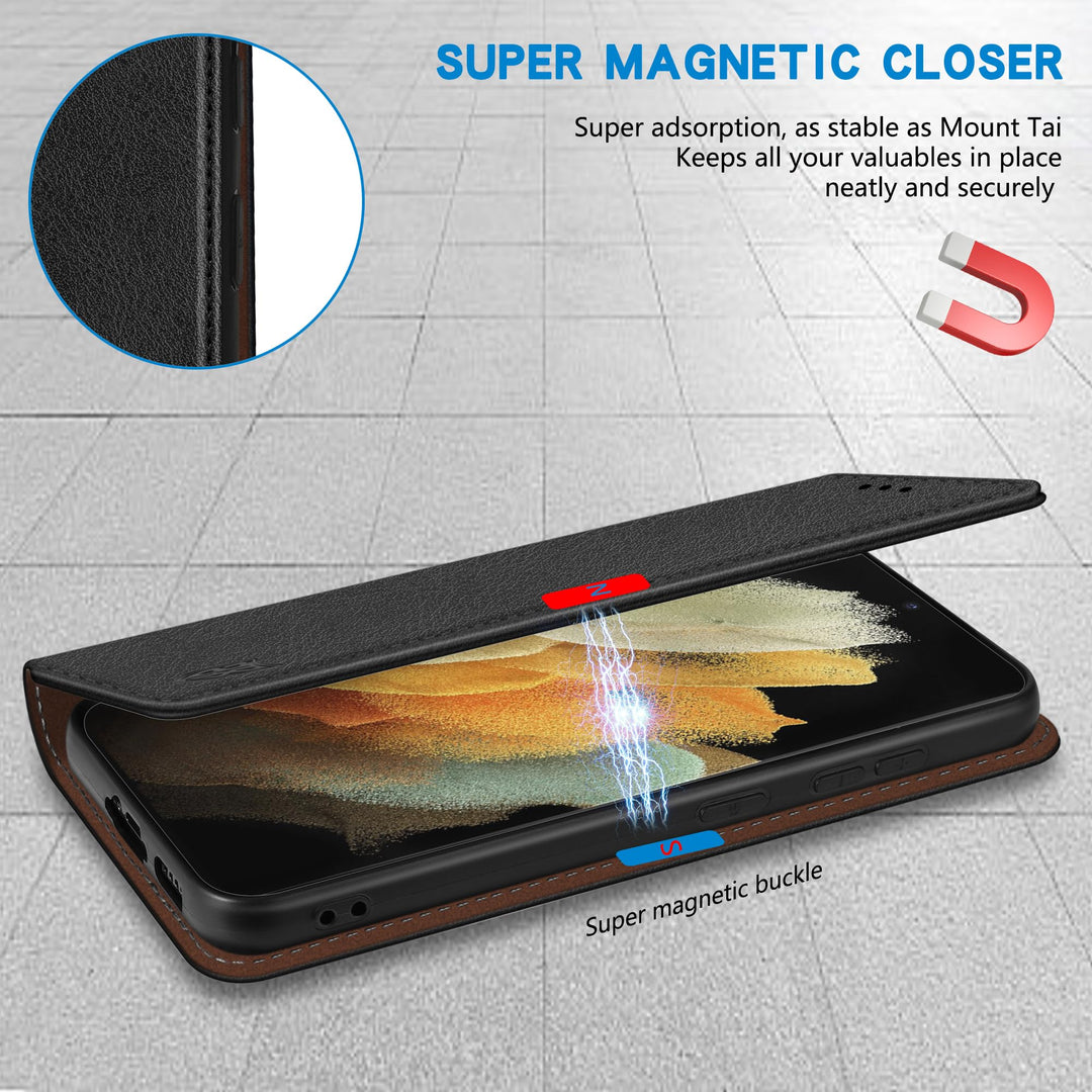 SecureFlip Wallet Case for Galaxy S21 - RFID Shield - DOKUTRONIX