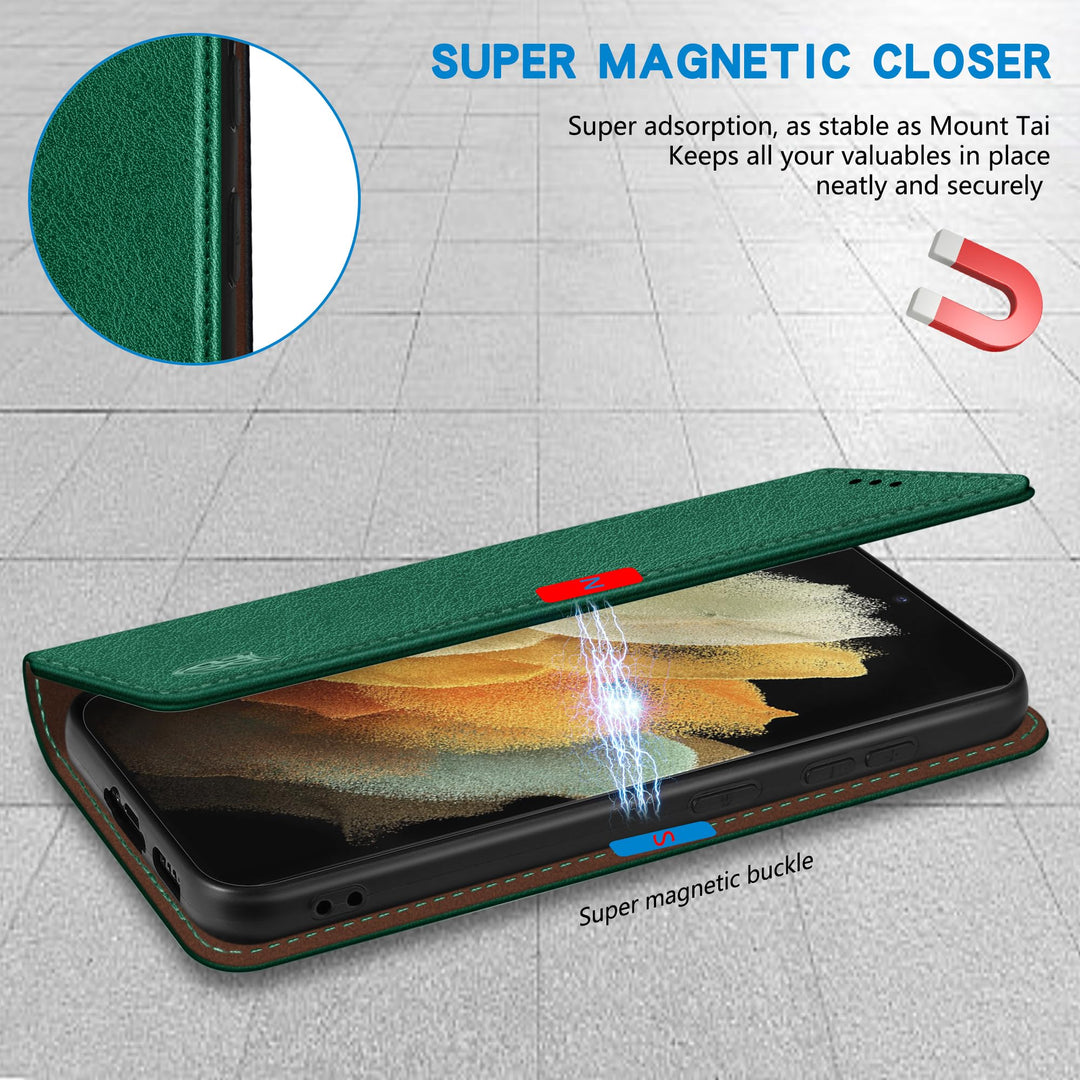 SecureFlip Wallet Case for Galaxy S21 - RFID Shield - DOKUTRONIX
