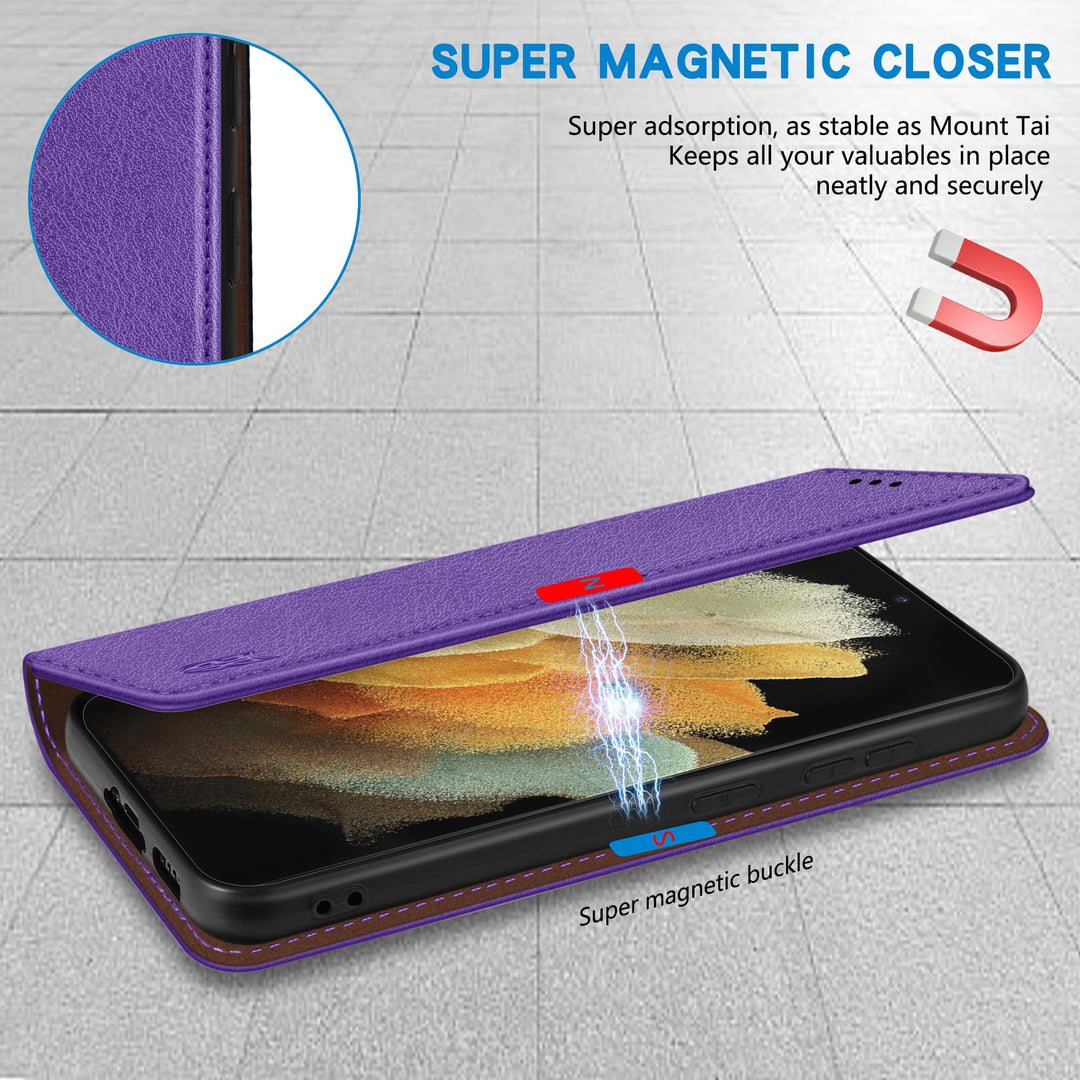 SecureFlip Wallet Case for Galaxy S21 - RFID Shield - DOKUTRONIX