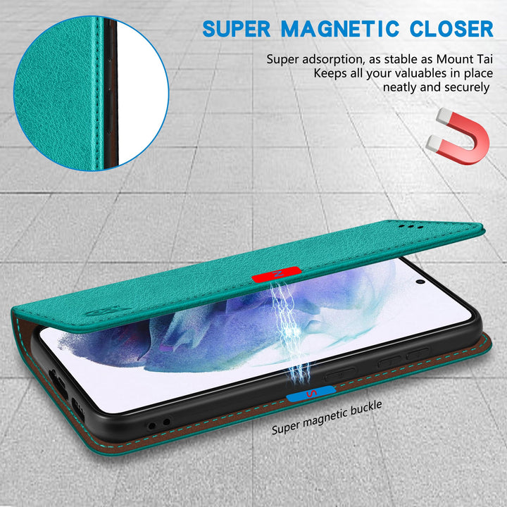 SecureFlip Wallet Case for Galaxy S21 - RFID Shield - DOKUTRONIX