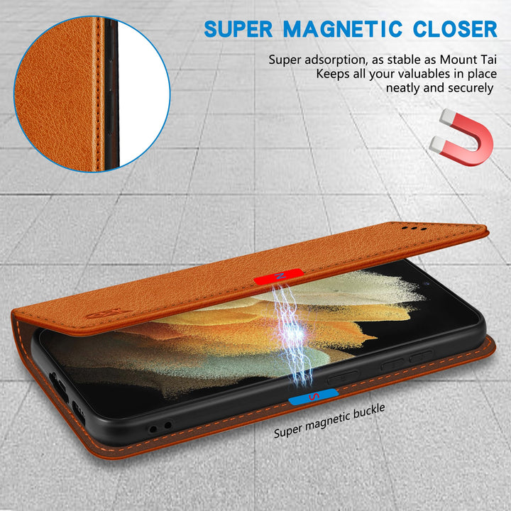 SecureFlip Wallet Case for Galaxy S21 - RFID Shield - DOKUTRONIX