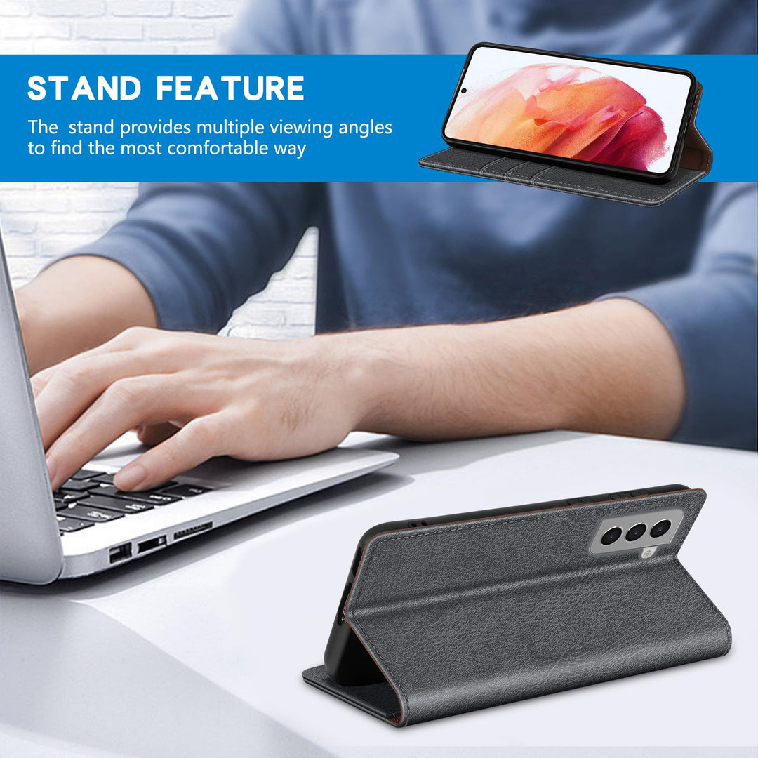 SecureFlip Wallet Case for Galaxy S21 - RFID Shield - DOKUTRONIX