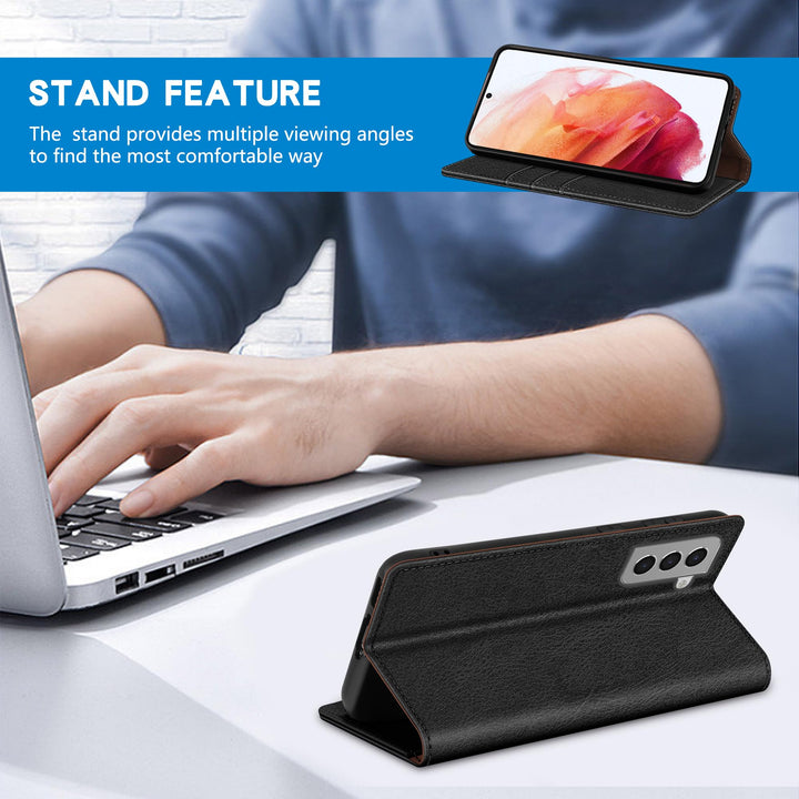 SecureFlip Wallet Case for Galaxy S21 - RFID Shield - DOKUTRONIX