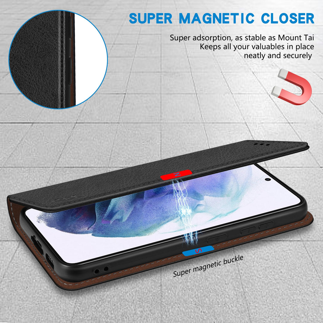 SecureFlip Wallet Case for Galaxy S21 - RFID Shield - DOKUTRONIX
